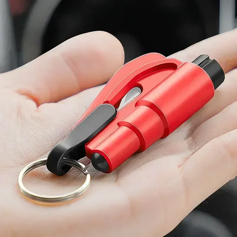 

Портативный Автомобильный Аварийный Молоток Для Разбивания Окон, Резак Для Ремней Безопасности, Брелок-набор Для Спасения