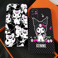 cartoon anime sanrio kuromi phone case for redmi 9t for xiaomi redmi 9t tpu soft carcasa coque funda silicone cover