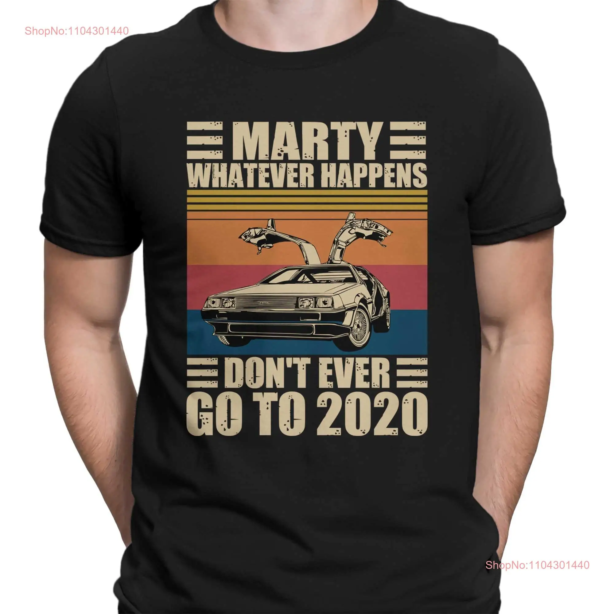 Забавная футболка Marty Don't Ever Go to 2020 для мужчин и детей винтажный дизайн в стиле