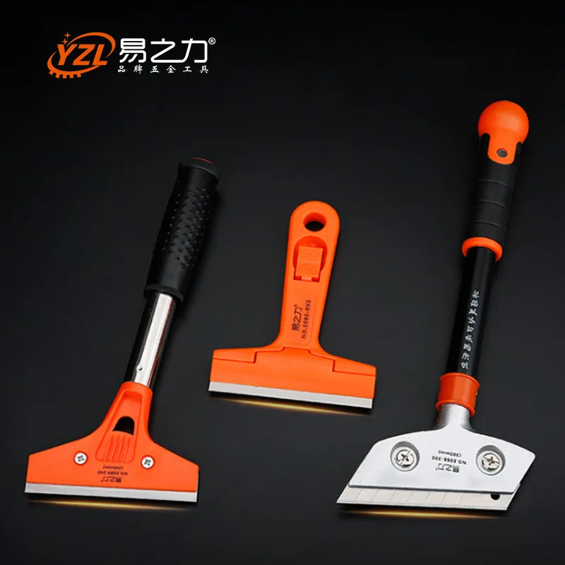 

Wholesale Stainless Steel Cleaning Shovel Plastic Shovel Wall Glass Tile Removal Squeegee Blade Wall Floor Shovel Decoration