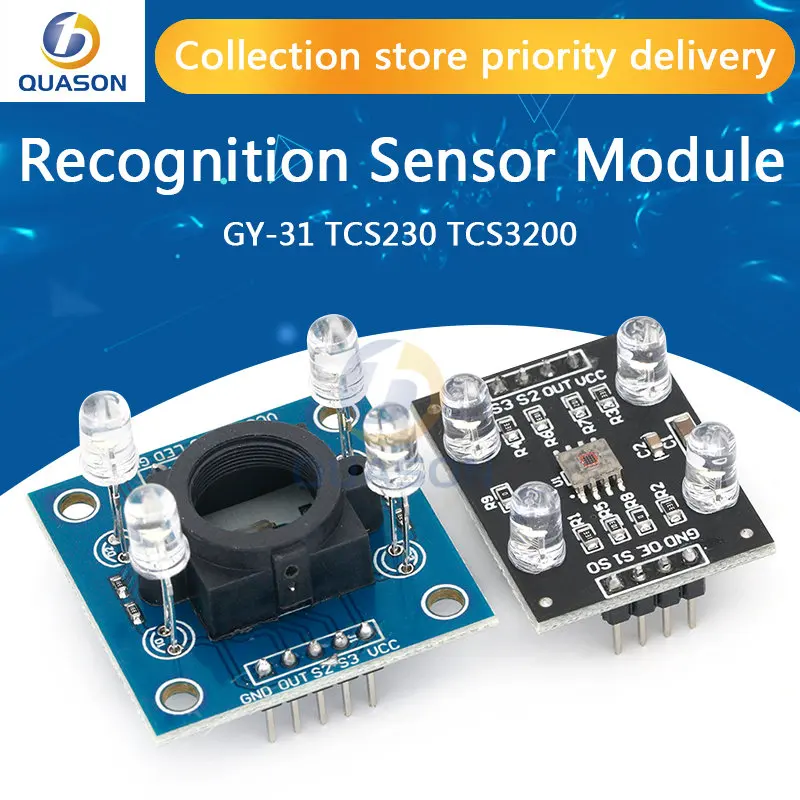 

GY-31 TCS230 TCS3200 Color Sensor Module Color Recognition Sensor Module For Arduino