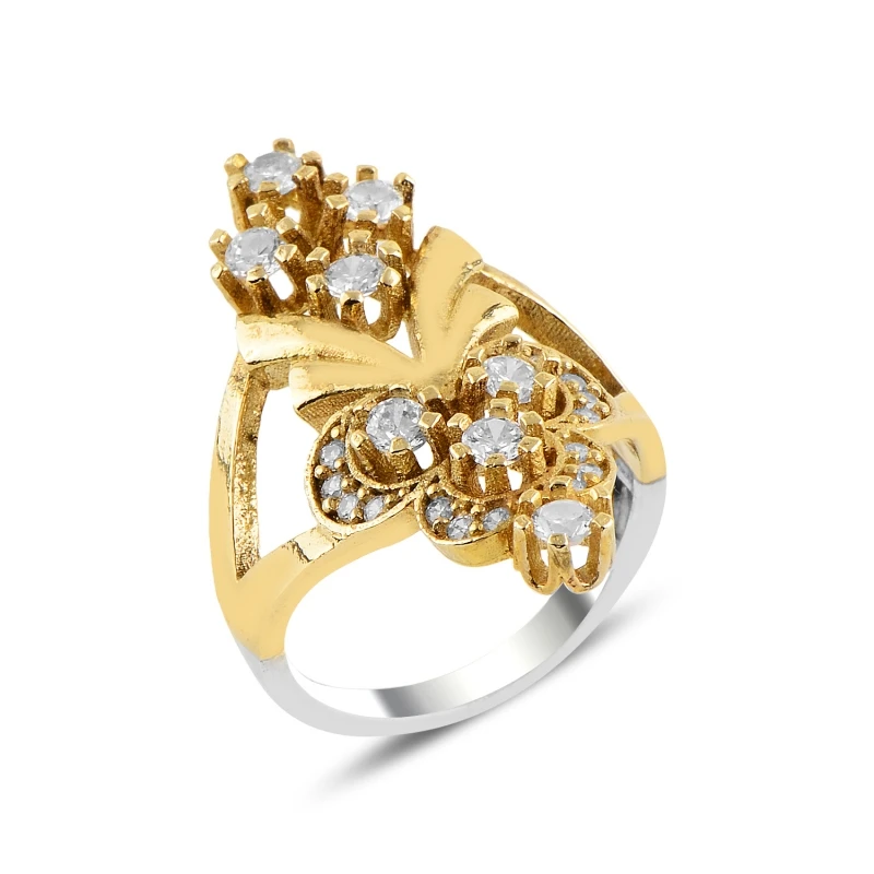 

Silver 925 Sterling Authentic Zircon Stone Ring