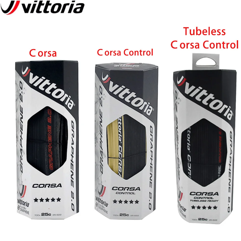 Vittoria Road Bicycle Tire Tubeless Ready 700C 320TPI Corsa/