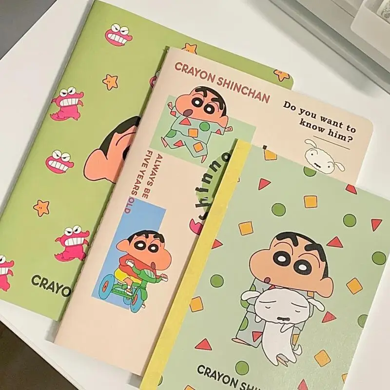 

Crayon Shin Chan Cute B5 Notebook Japanese Cartoon Students Notepad Hand Account Diary Kawaii Anime Stationery Supplies Gifts