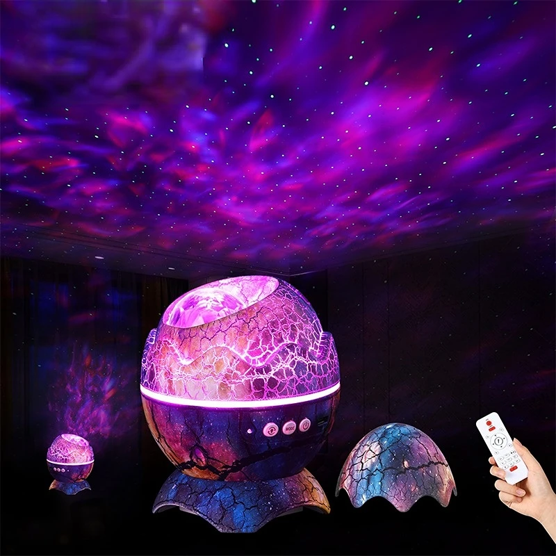 

Dinosaur Egg Projector Lamp Galaxy Star Light USB Bluetooth Speaker Remote Control Bedroom Party Decor Dinosaur Egg Projector
