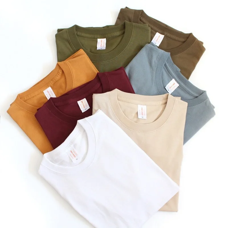 

Women Solid T Shirts Female 100% Cotton Tees Lady Short Sleeve T-shirt Tops for Summer O-neck Loose Top New All-match 20527