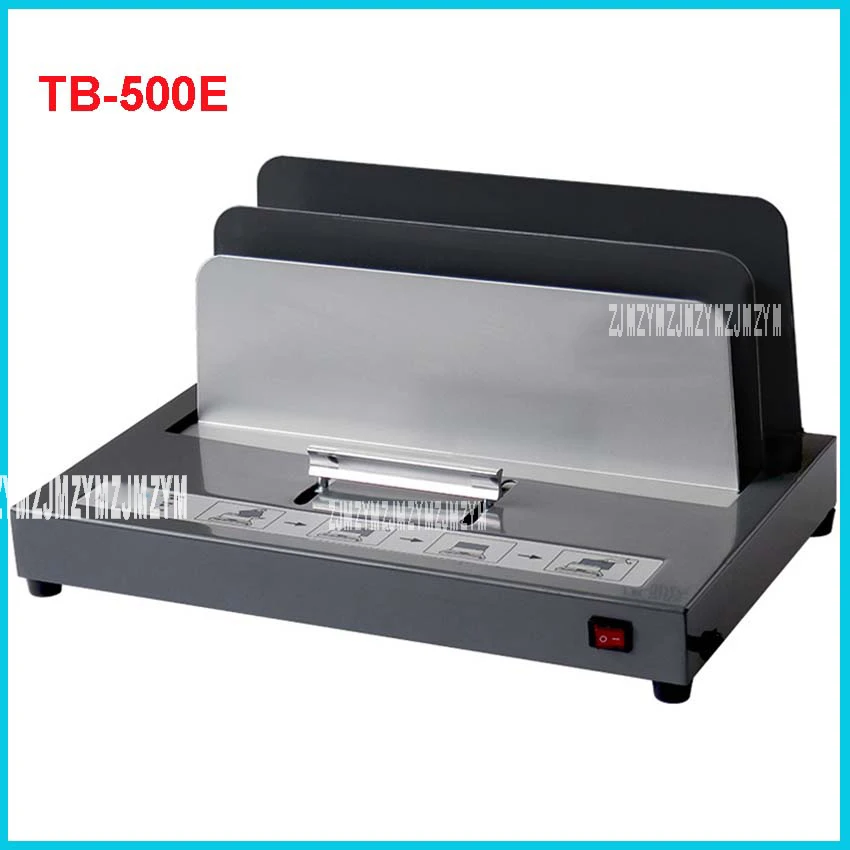 

220V/ 50HZ Thermal Binding Machine TB-500E Electricity Binds 500 Sheets A4 3 Minutes Warm-up Office Binding length A4 / 297mm