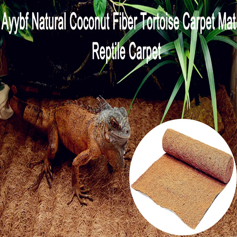 

25cm*100cm Coco Liner Roll Hanging Basket Pad Natural Coconut Fiber Coconut Fiber Mat Flowerpot Decoration Safe pet Reptile