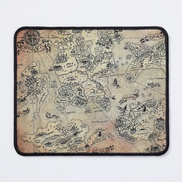 

Vintage Map Of Norrath From Everquest Mouse Pad Printing Computer Anime Keyboard Mat Gamer Play Mousepad Gaming Carpet Table