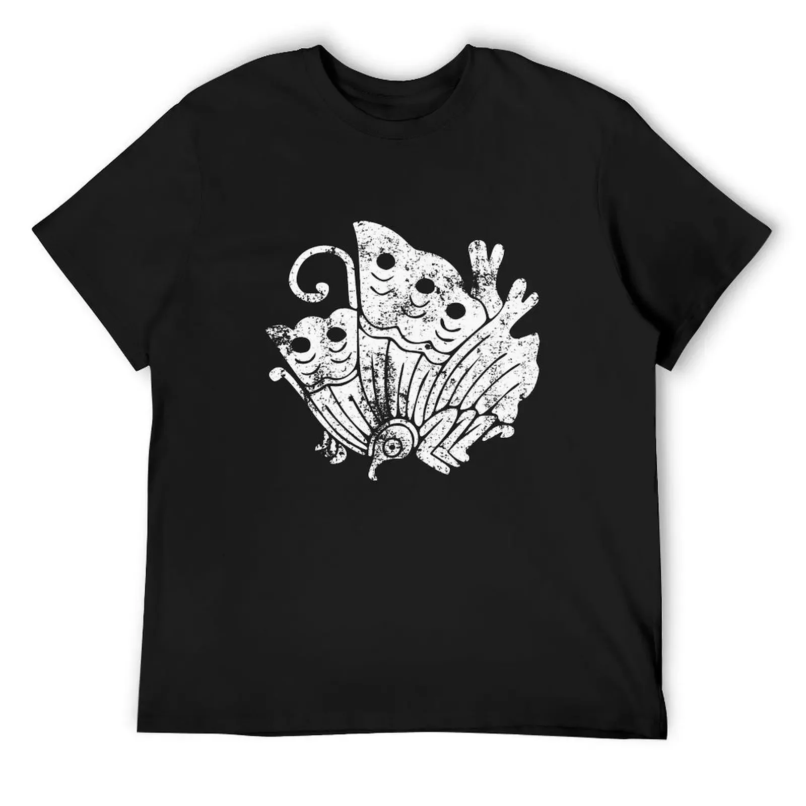 Taira Clan · White Mon Потертая футболка винтажные футболки милая одежда толстовки