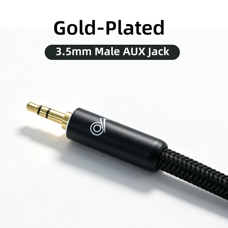 Фото Кабель-адаптер GOLLEY LION 1/8 дюйма (3,5 мм) на 2RCA, стерео Y-образный разветвитель для колонок, сабвуферов, басовых акустических систем, звуковых устройств №3
