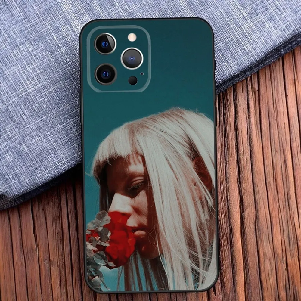 Чехол для телефона A-Aurora Singer p1 iPhone 16 15 14 13 12 11 Pro X XS Max XR Plus Mini Soft Black Cover