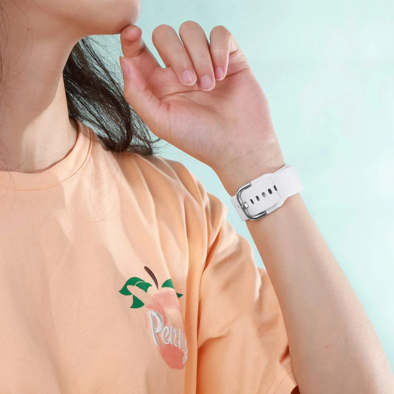 20mm 22mm Solo Loop Strap for Samsung Galaxy Watch 5/4 44/40mm/5 Pro Silicone Bracelet Watch 4 Classic 46/42mm Huawei GT 2/3 Pro