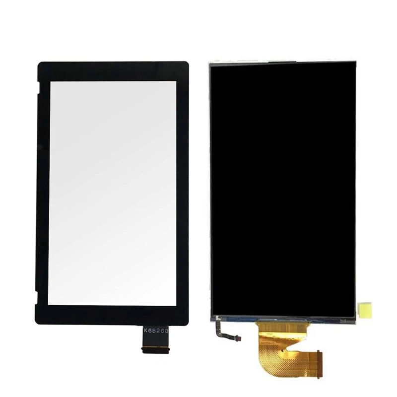 

Hot TTKK LCD Display Screen+Digitizer Contact Screen+Dustproof Double-Sided Adhesive Replacement Kit for Nintendo Switch 3Pcs/Lo