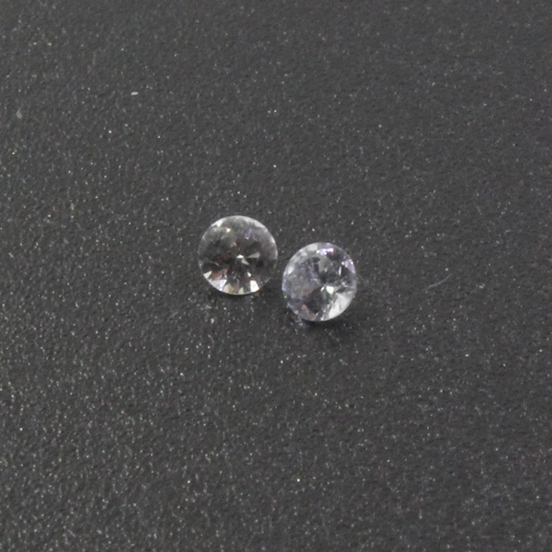 2mm Round Cut White Sapphire Gemstone 100% Real Natural VS Grade Side Stones for Jewelry DIY |