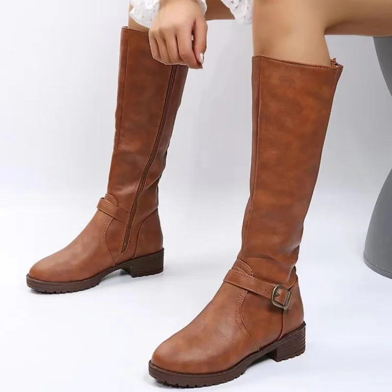 New In Women's Knee High Winter Boots Woman Winter 2022  Shoes for Women