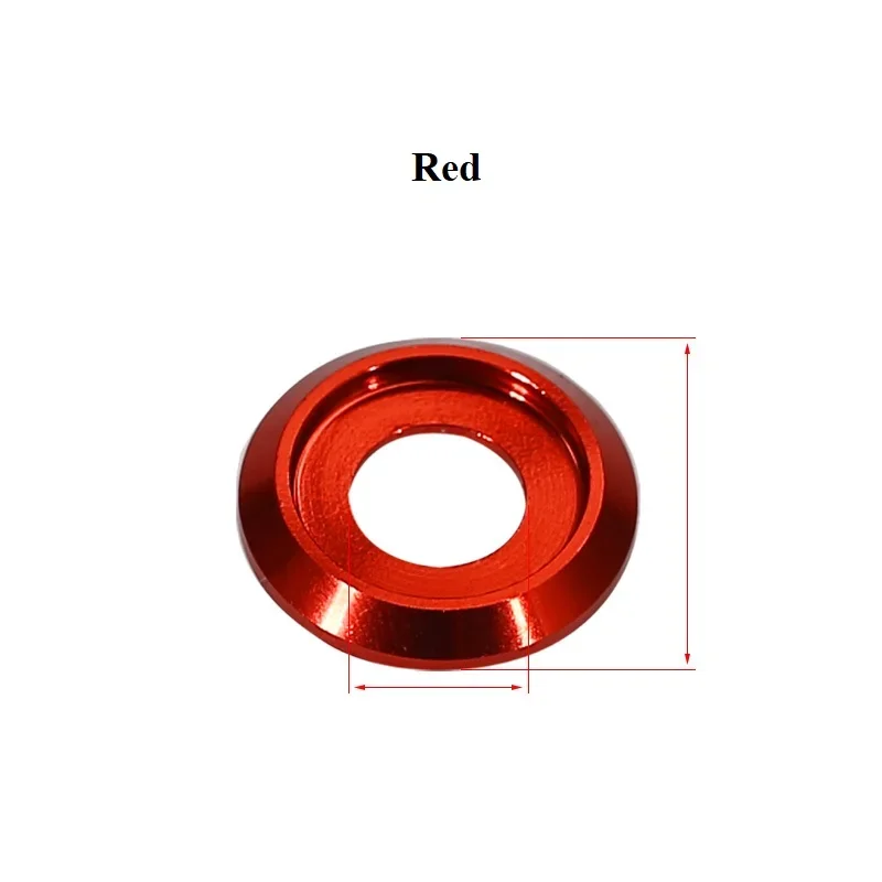 

Красочная алюминиевая шайба с чашечной головкой для болтов с полукруглой головкой M2 M2,5 M3 M4 M5 M6 M8