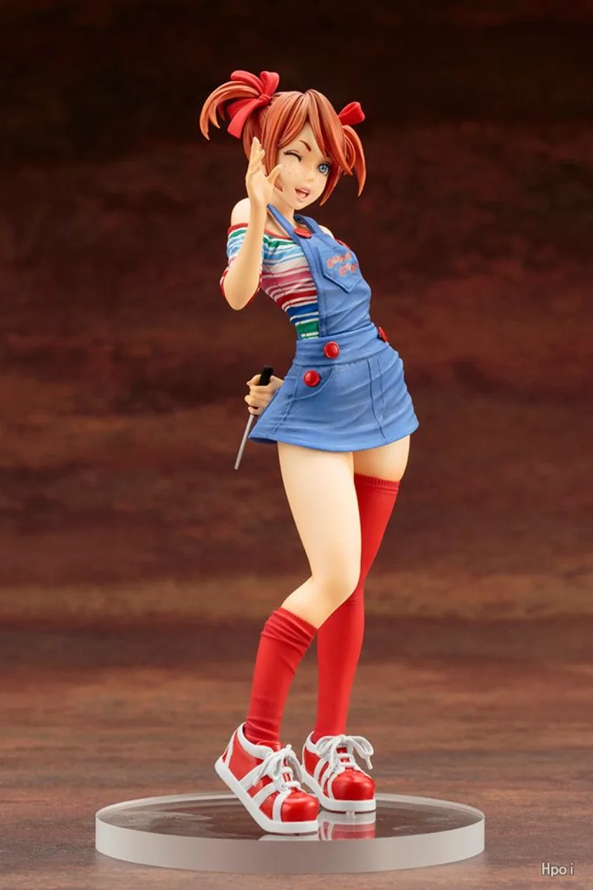 Фото Коллекционная фигурка-статуэтка Kotobukiya Bishoujo Horror Bride of Chucky, масштаб 1/7, модель, игрушка, подарок №3