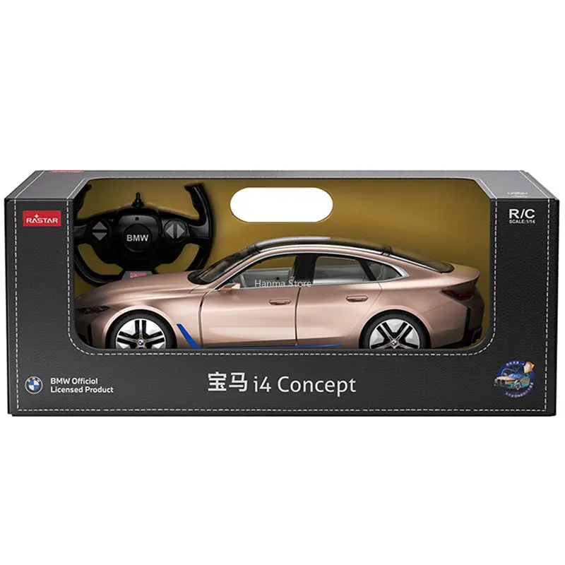 BMW I4 Concept RC Car 1:14 Scale Remote Control Car Model Radio Controlled Auto Machine Vehicle Toys Gifts for Kids Adults Boys enlarge