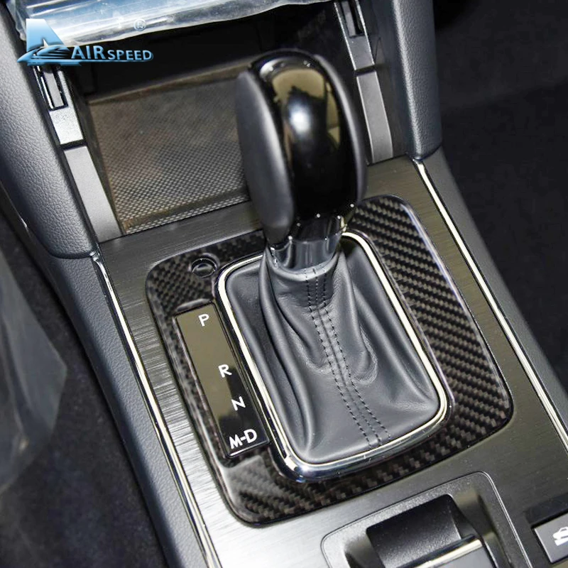 

Наклейка для Subaru Legacy Outback 2015-2019, автомобильная фотонаклейка s, внутренняя отделка, наклейка из настоящего углеродного волокна s