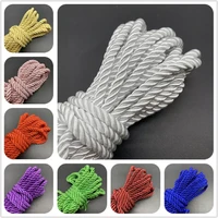 5yardslot 5mm 3 strand paracord rope polypropylene rope home decoration accessories rope for bracelet rustic home decor