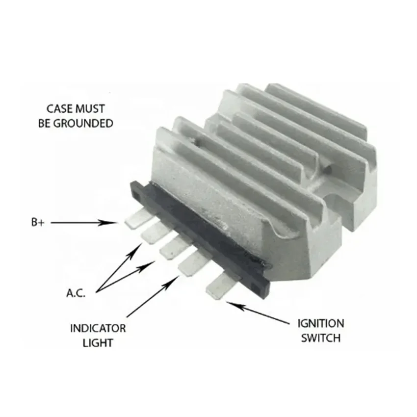 

Запасная часть регулятора напряжения 12 В 129150 -77710 Подходит для трактора Yanmar F37D F49D F215