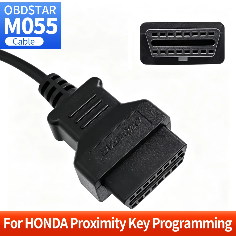 Фото Новый кабель передачи данных OBDSTAR M055 для Honda, для серии OBDSTAR ISCAN (мотоциклы/суда), программирование бесконтактных ключей в режиме BENCH, автомобильный кабель. №3