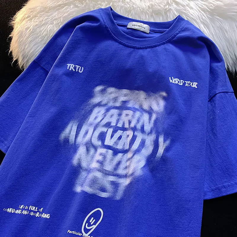 Футболка женская с коротким рукавом модный брендовый Свободный Топ в стиле