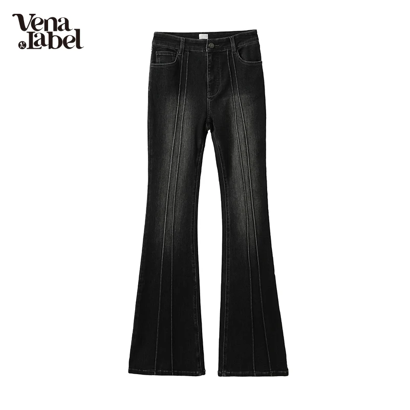 Джинсы Vena Label Jeans Женские винтажные брюки с вырезами уличная одежда джинсовые