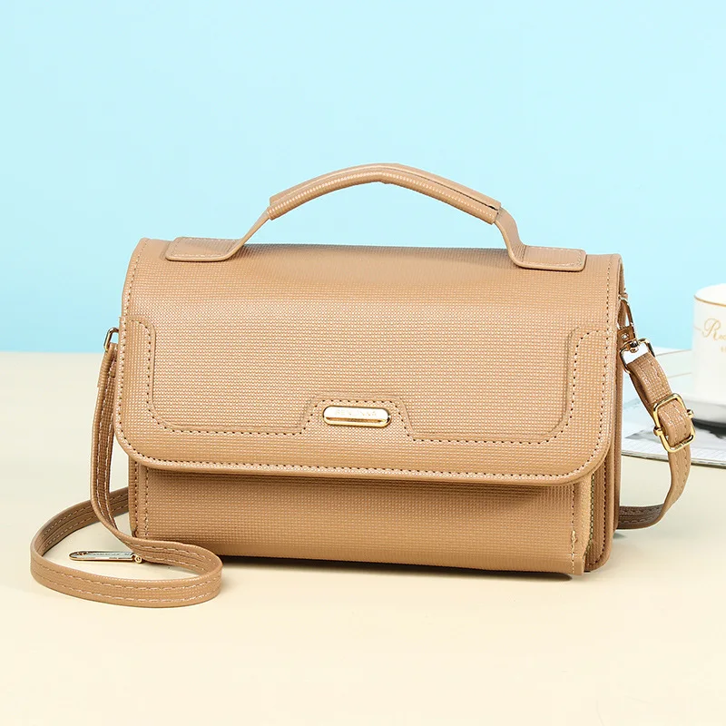 

Женские кошельки и сумки 2022, Модный маленький кошелек для телефона и кредитных карт, кожаная сумка цвета хаки через плечо, красные сумочки