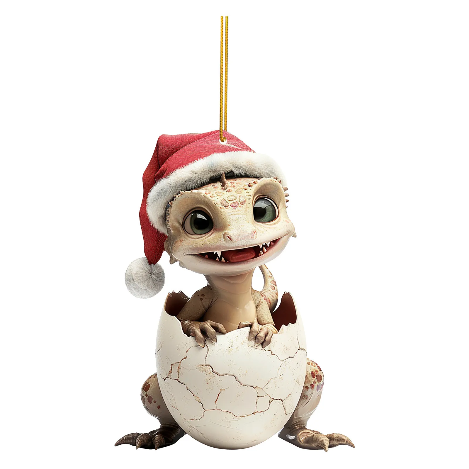 Милый детский акриловый кулон в виде динозавра милый D-образный яйца украшение