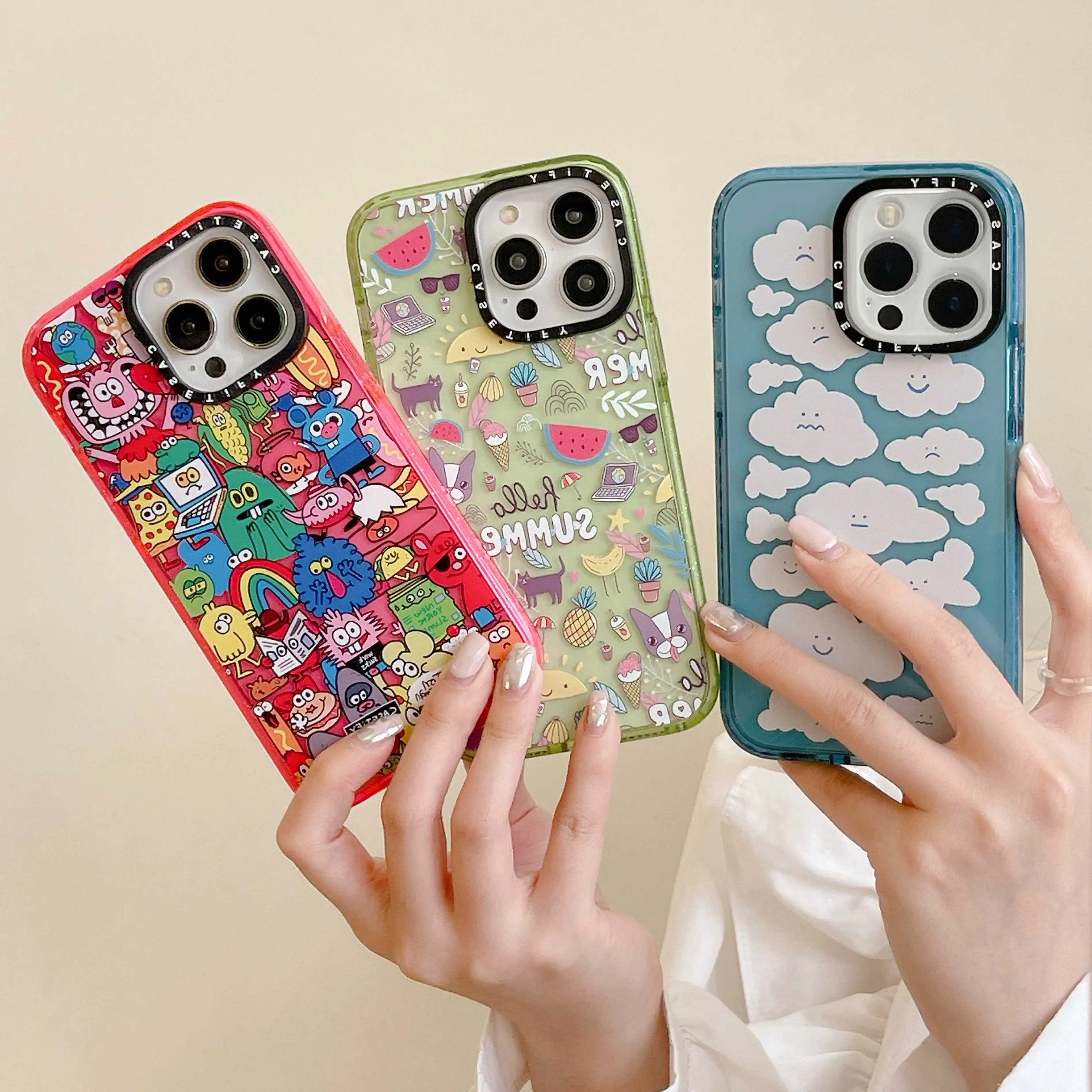 

Summer Clouds Phone Cases For IPhone 14 13 12 11 Pro Max Back Cover Casetify