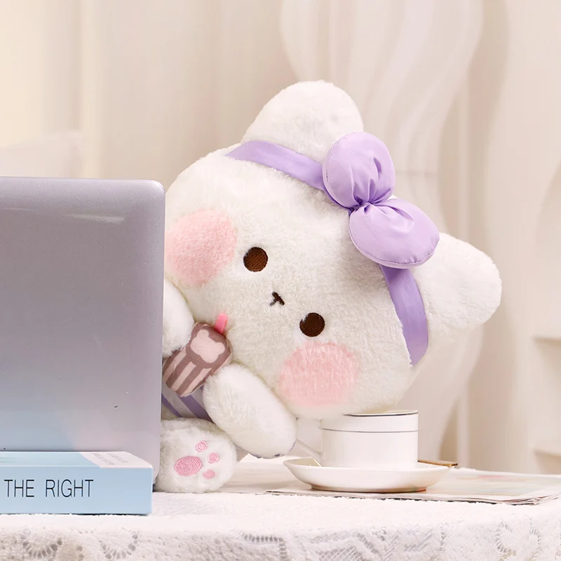 Cartoon Animal Plush Teddy Bear Cute Peter Rabbit Persian Cat Doll Kawaii Sofa Decor Baby Window Cushion Gift For Girls And Kids