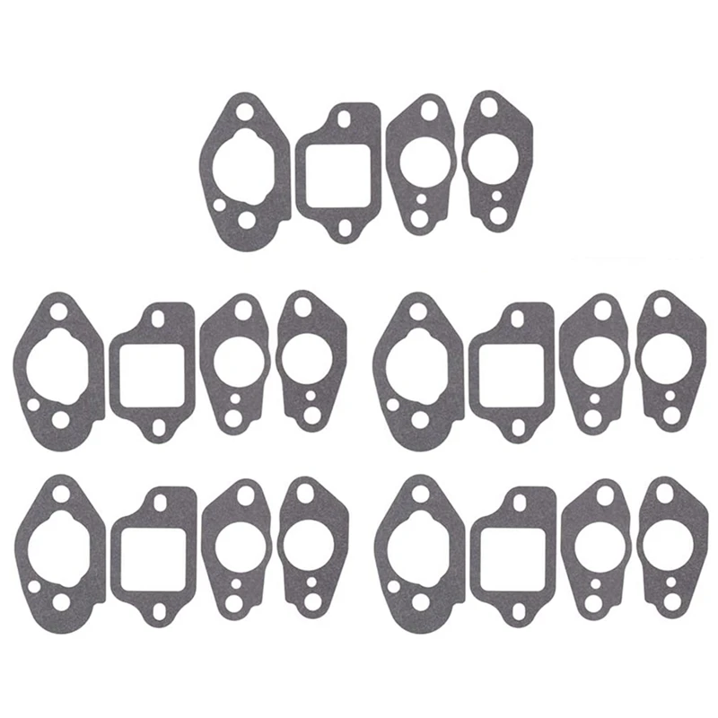 

HOT SALE 5Set Carburetor Insulator & Gasket For Honda GCV160 GCV190 16211-ZL8-000 Carburetor Gasket Kit Chainsaw Parts & Accs