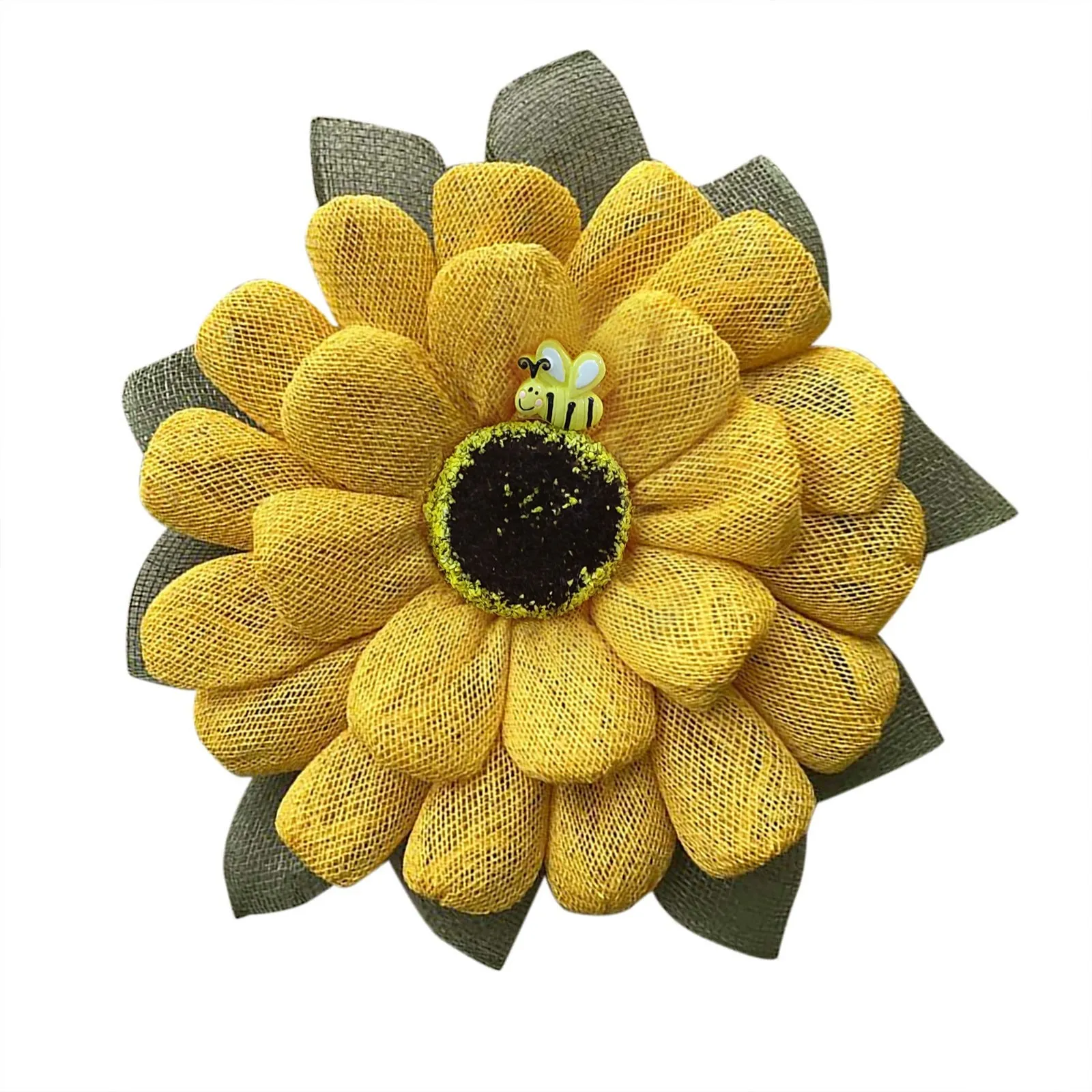 

Simulation Leaf Bee SunflowerWreath Artificial Garland Hanging Pendants Wedding