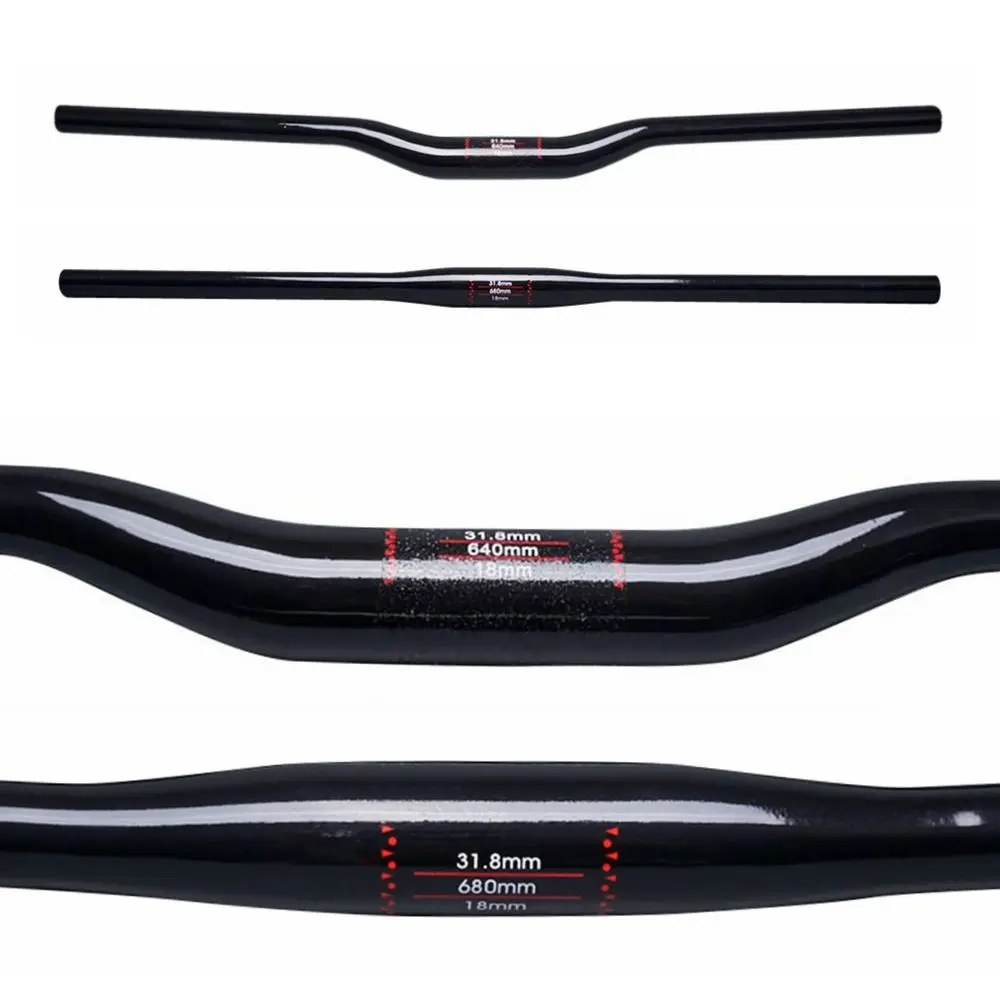 

Gloss UD Carbon Handlebar Bicycle MTB Mountain Bike Bars Cycling Parts Width 580/600/620/640/660/680/700/720/740/760mm