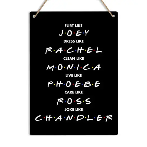 

Металлическая вывеска FRIENDS