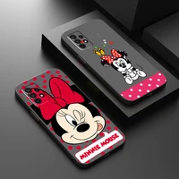 disney mickey minnie mouse phone case for samsung galaxy a32 4g 5g a51 4g 5g a71 4g 5g a72 4g 5g carcasa soft black funda coque