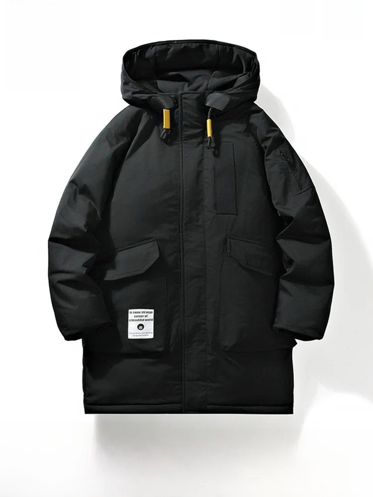 Официальный пуховик средней длины в Нью-Йорке мужское зимнее новое пальто-карго