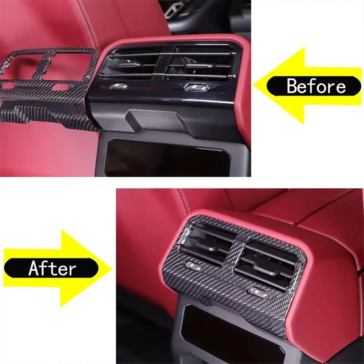 Углеродное волокно для 5 серии G60 2024 автомобильное заднее воздуховыпускное