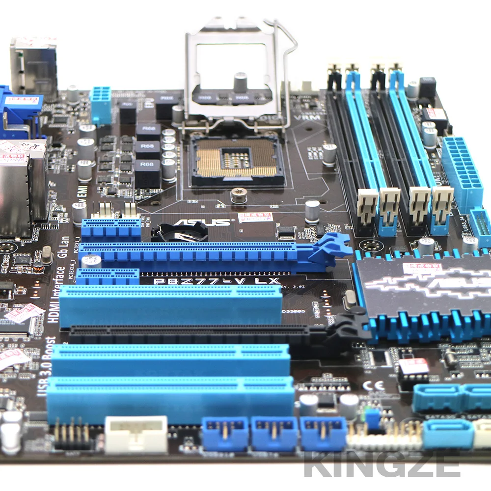 Материнская плата ASUS модель P8Z77-V LX LGA 1155 DDR3 i3 i5 нм процессор USB3.0 32 Гб SATA3 VGA HDMI Z77 б/у