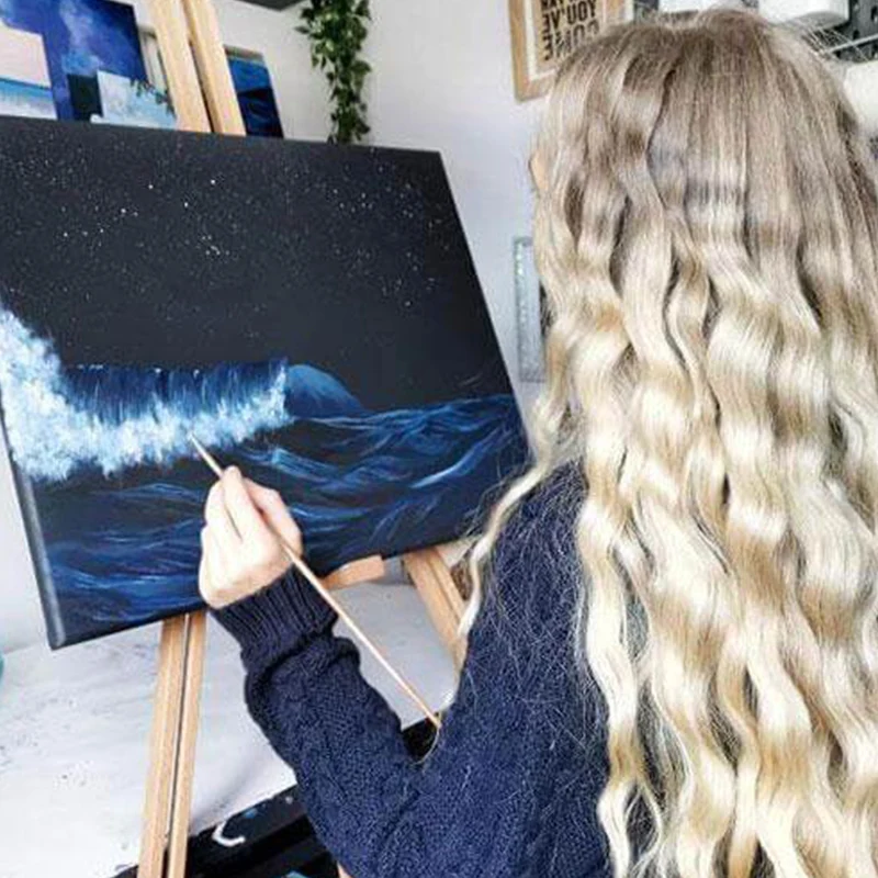 1 шт. детская деревянная рамка для рисования маслом