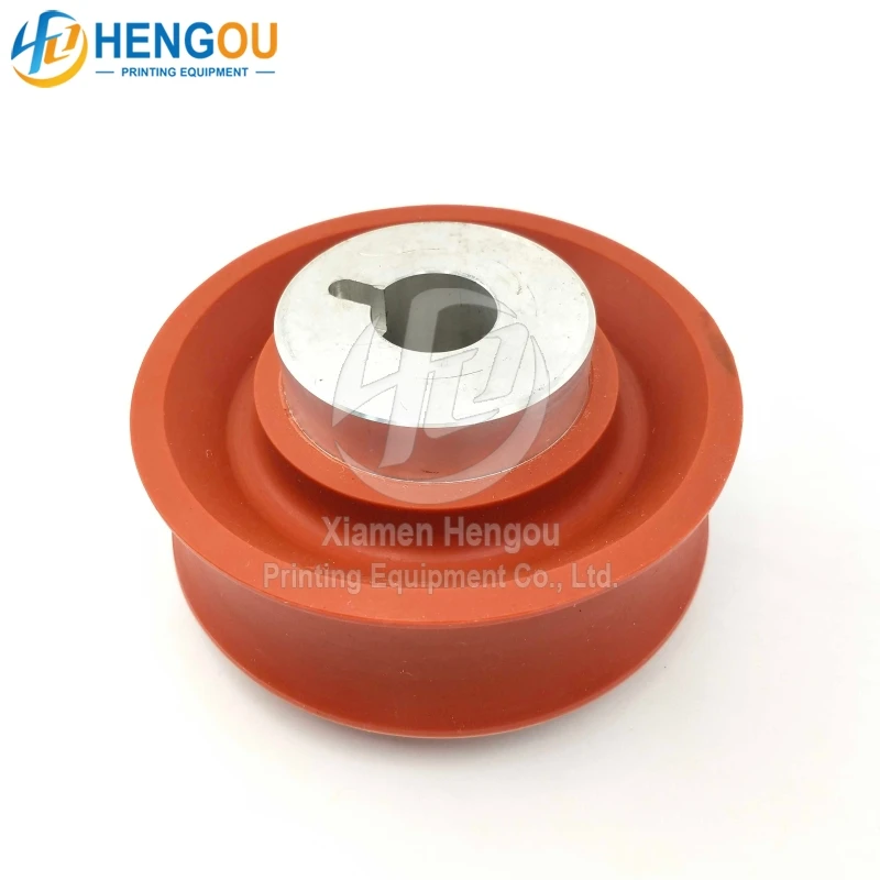 

1 pcs good quality 124x25x70mm printing parts for Martini Colbus red rubber wheel