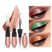 new 2 in 1 highlighter eyeshadow eyeliner pencil 15 colors waterproof glitter matte nude eye shadow makeup pigment cosmetics