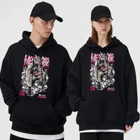 japan anime jujutsu kaisen portrait print hoodie unisex loose cotton sweatshirt hoodies ryomen sukuna manga oversize streetwear