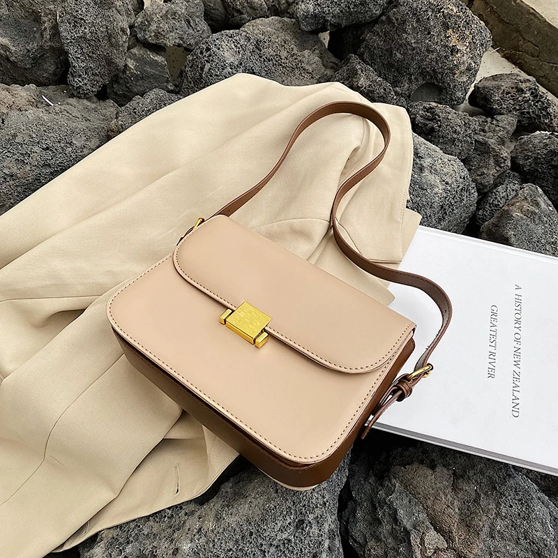 

Fashion Women's Shoulder Bags Purses and Handbags Luxury Designer Messenger Bag of Leather High Quality Brand Simple Female Bag