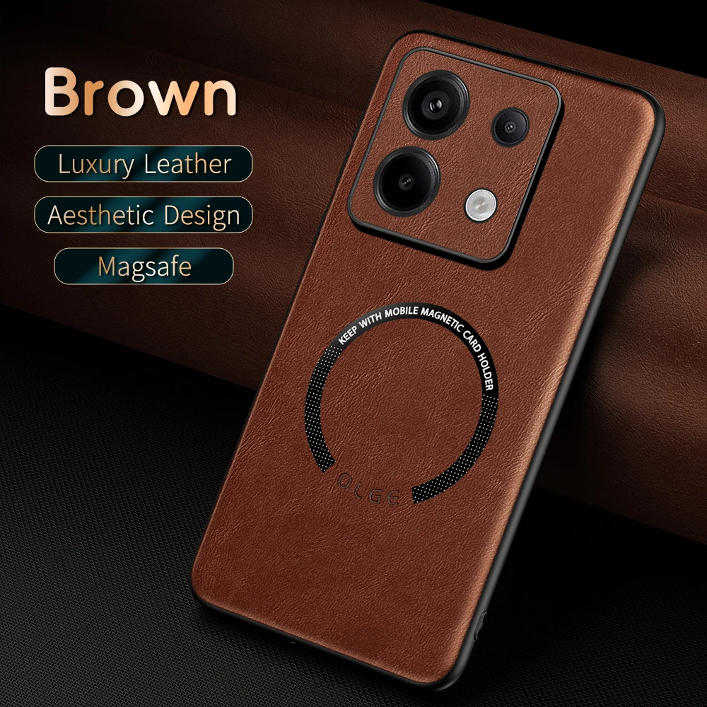 Роскошная искусственная кожа для Redmi Note 13 Pro Plus силиконовый чехол 4G телефон 13C