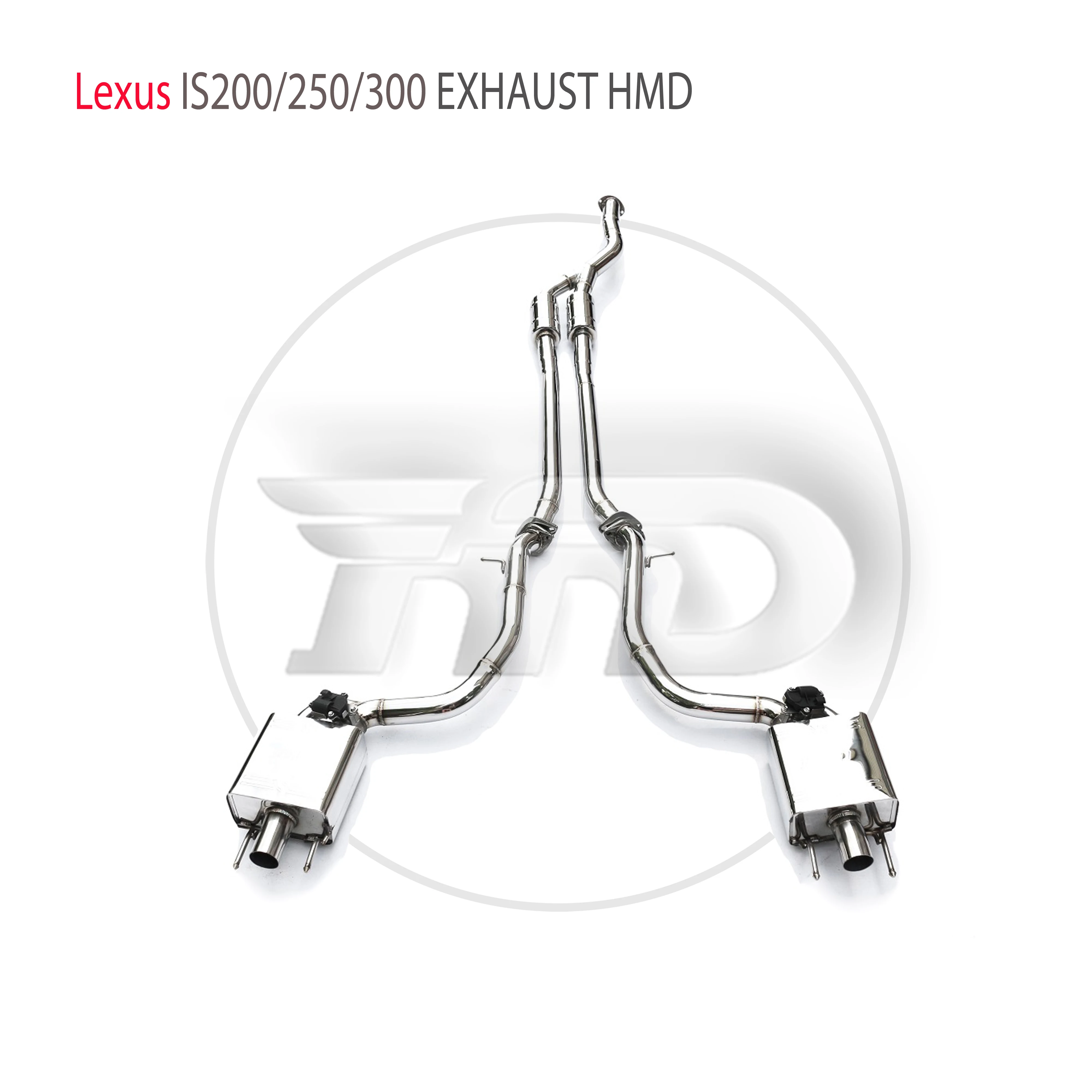 

HMD Stainless Steel Exhaust System Performance Catback for Lexus IS200 IS250 IS300 Auto Accesorios Electronic Valve Muffler