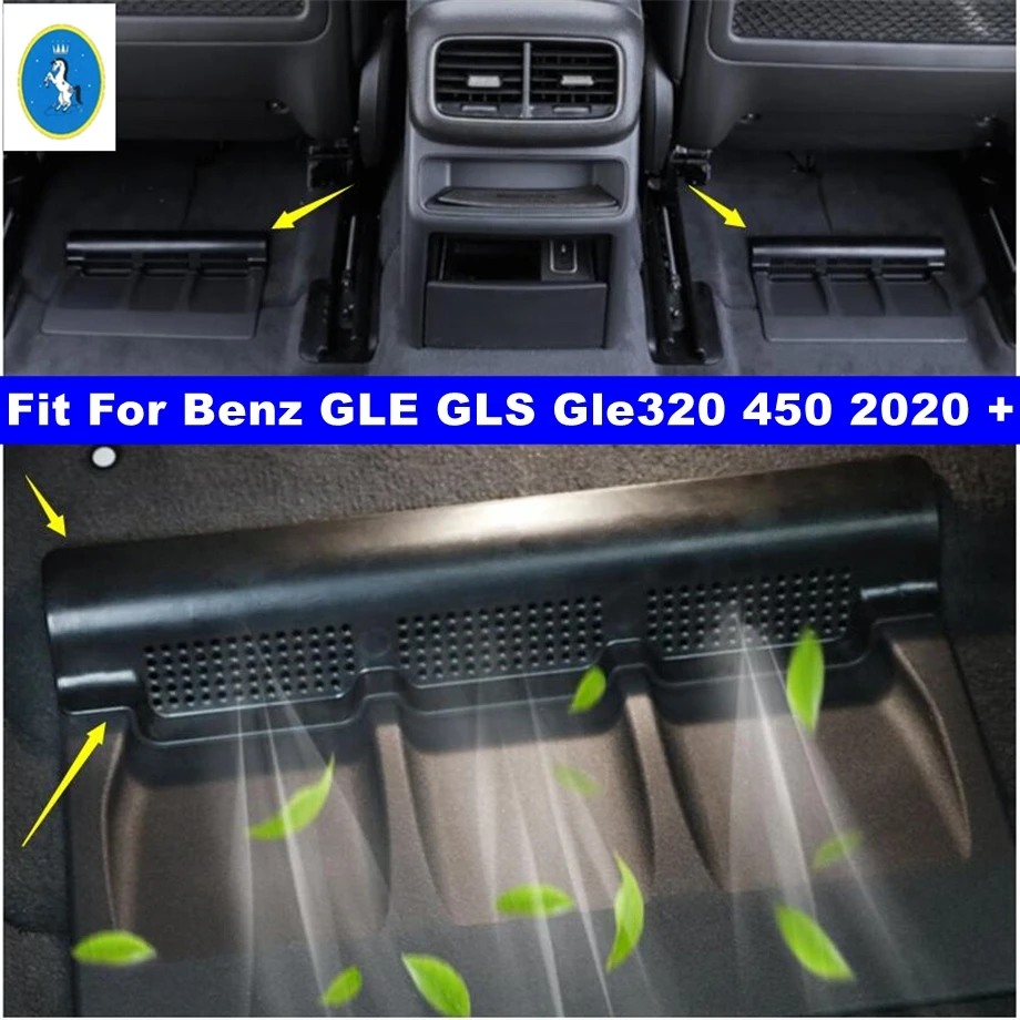 

Car Accessories Seat Under Heat Floor Air AC Duct Vent Outlet Dust Plug Cover Fit For Mercedes-Benz GLE GLS Gle320 450 2020 2021