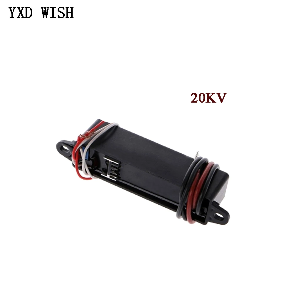 

20KV High Voltage DC 12V 15000V to 20000V Adjustable Boost Electrostatic Generator Igniter Negative Ion Generator Module